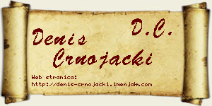 Denis Crnojački vizit kartica